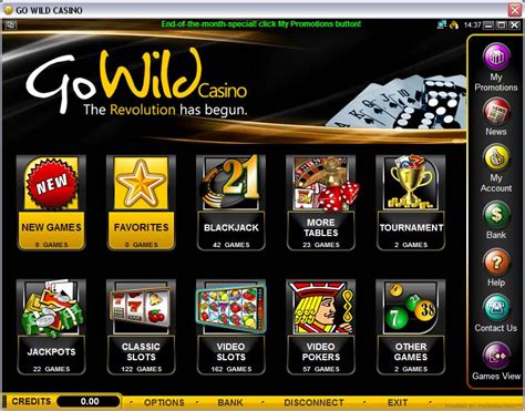 Go wild casino online
